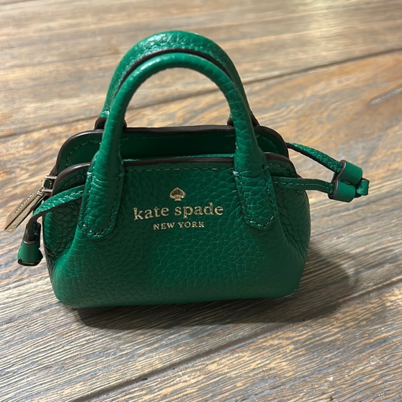 kate spade Accessories - NWT Kate Spade mini Green purse charm/keychain
